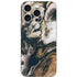 Copper and Black Marble Ink iPhone 16 Pro Skin